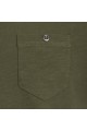 T-shirt Canottieri Portofino with buttons Man green