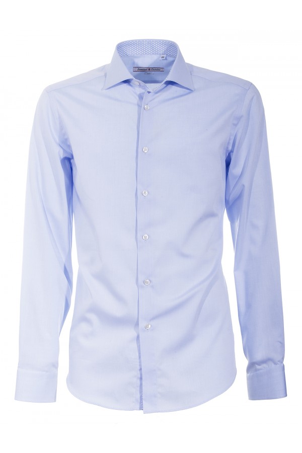 Shirt Canottieri Portofino 002 slim fit Man light blue