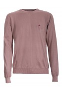 Pullover Canottieri Portofino Croce roundneck Man pinkPull-over Canottieri Portofino Croce col rond Homme rose