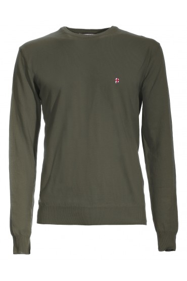 Pullover Canottieri Portofino Croce roundneck Man green