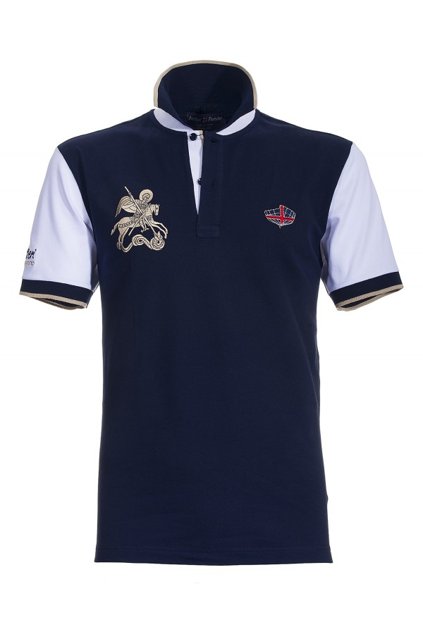 Polo Canottieri Portofino 120 Gold Homme bleu