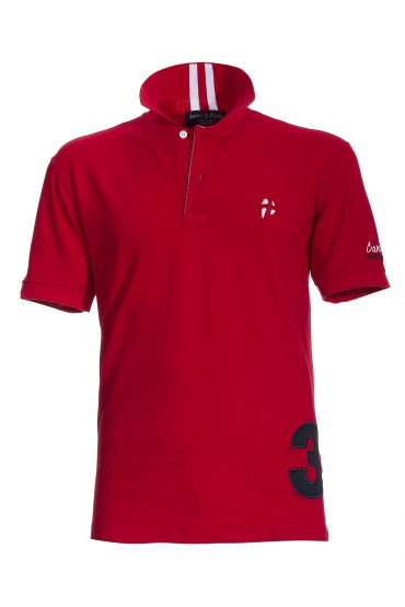 Polo Canottieri Portofino 140 Coach with number Man red