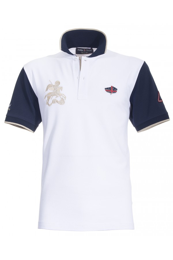 Polo Canottieri Portofino 120 Gold 4 Homme blanc