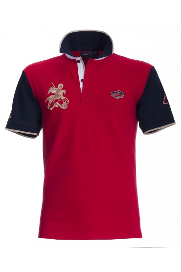 Polo Canottieri Portofino 120 Gold 4 Man red