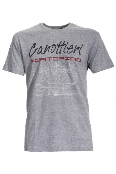 T-shirt Canottieri Portofino Prua Uomo grigio