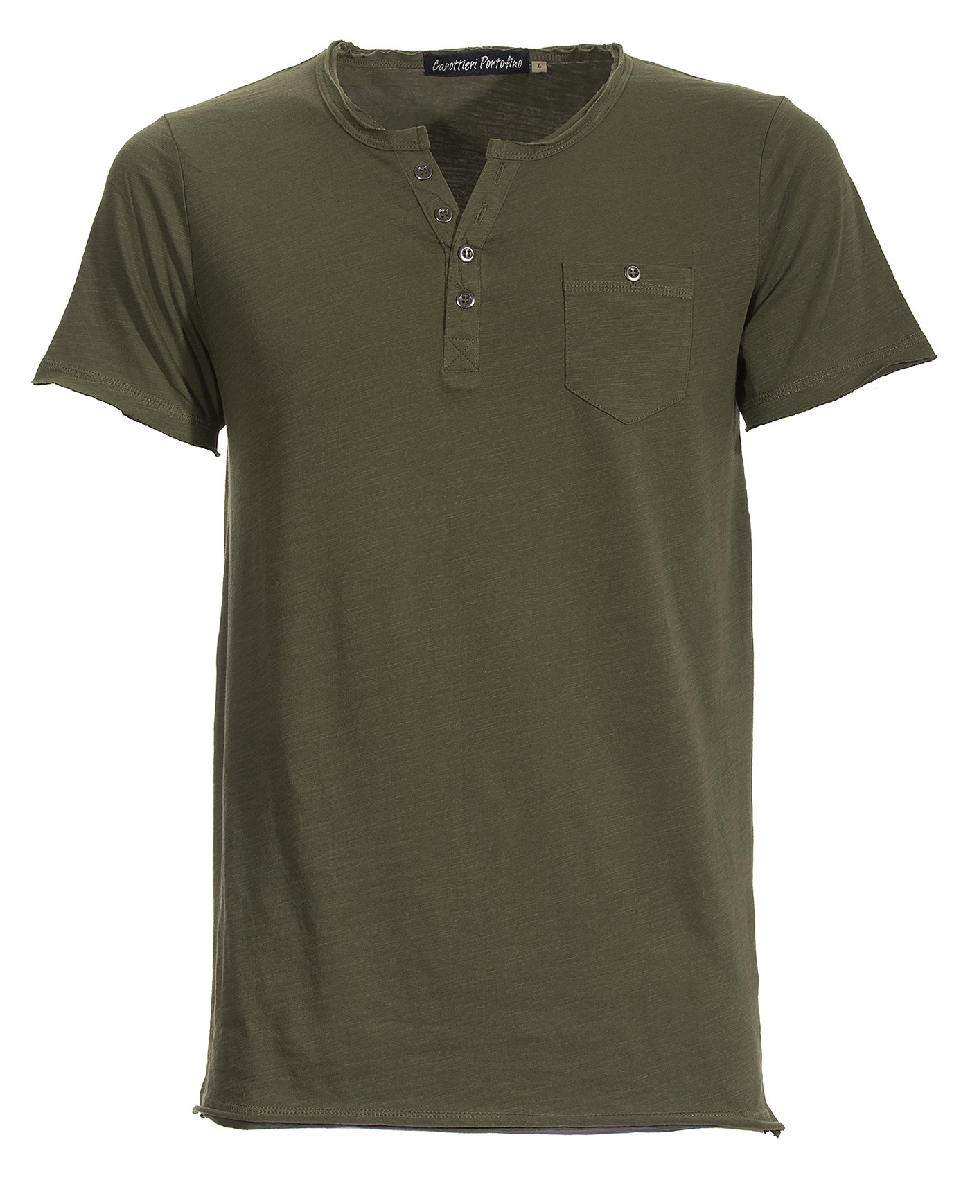 T shirt Canottieri Portofino con bottoni Abbigliamento casual Uomo