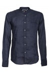 Chemise Canottieri Portofino col mandarin Homme bleu