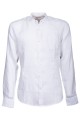 Shirt Canottieri Portofino Korean neck with logo Man white