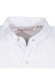 Chemise Canottieri Portofino col mandarin avec logo Homme blanc