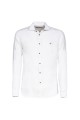 Camicia Canottieri Portofino in lino collo francese Bianco