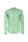 Camicia Canottieri Portofino in lino collo coreana Verde