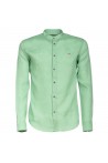 Camicia Canottieri Portofino in lino collo coreana Verde