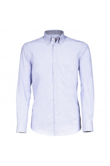 Camicia Canottieri Portofino D60 azzurro-blu rigato