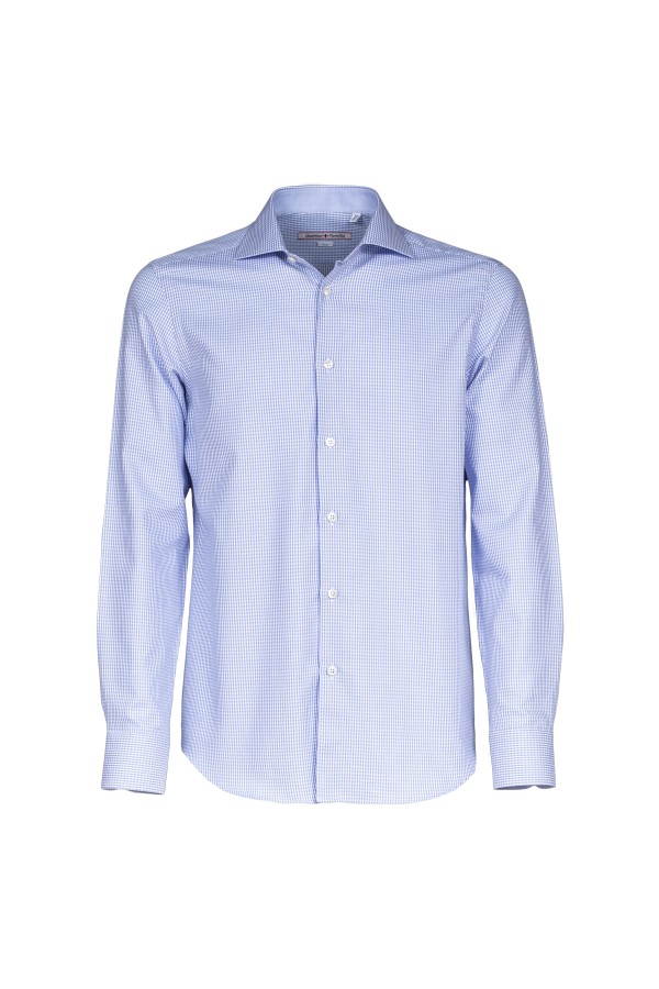 Camicia Canottieri Portofino A73 azzurro-bianco quadri
