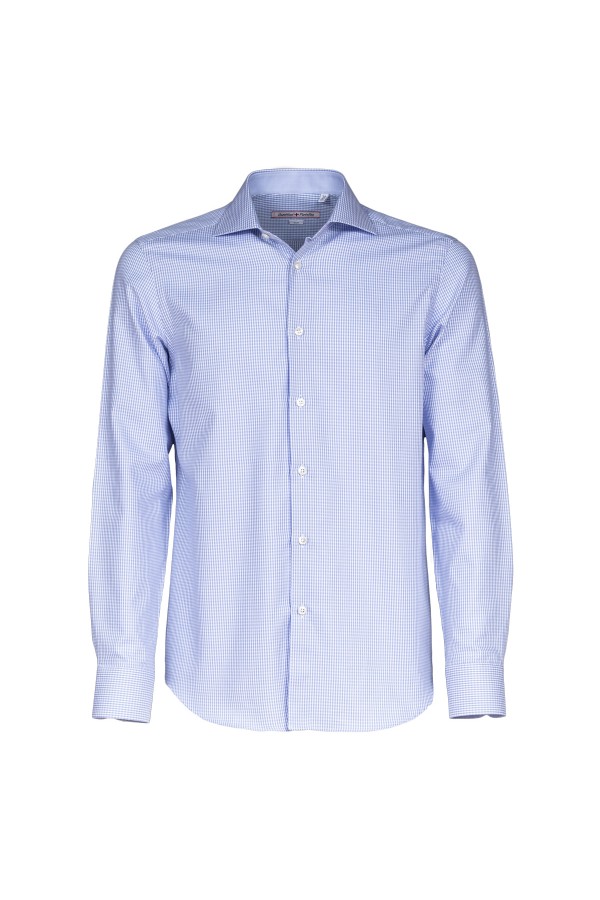 Camicia Canottieri Portofino A73 azzurro-bianco quadri