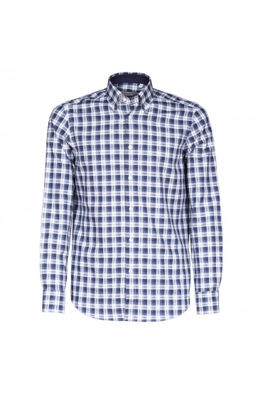 Camicia Canottirti Portofino D58 blu-bianco quadro