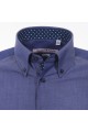 Chemise Canottieri Portofino 021 slim fit Homme bleu